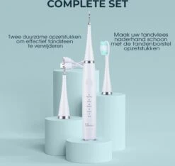 Merkloos Tandsteen Verwijderaar Elektrisch – Tandenborstel Opzetstukken - Tandarts Spiegel - 5 Standen -Wit 12 Merkloos Tandsteen Verwijderaar Elektrisch – Tandenborstel Opzetstukken - Tandarts Spiegel - 5 Standen -Wit -Verzorgingsproducten 1200x1139 5