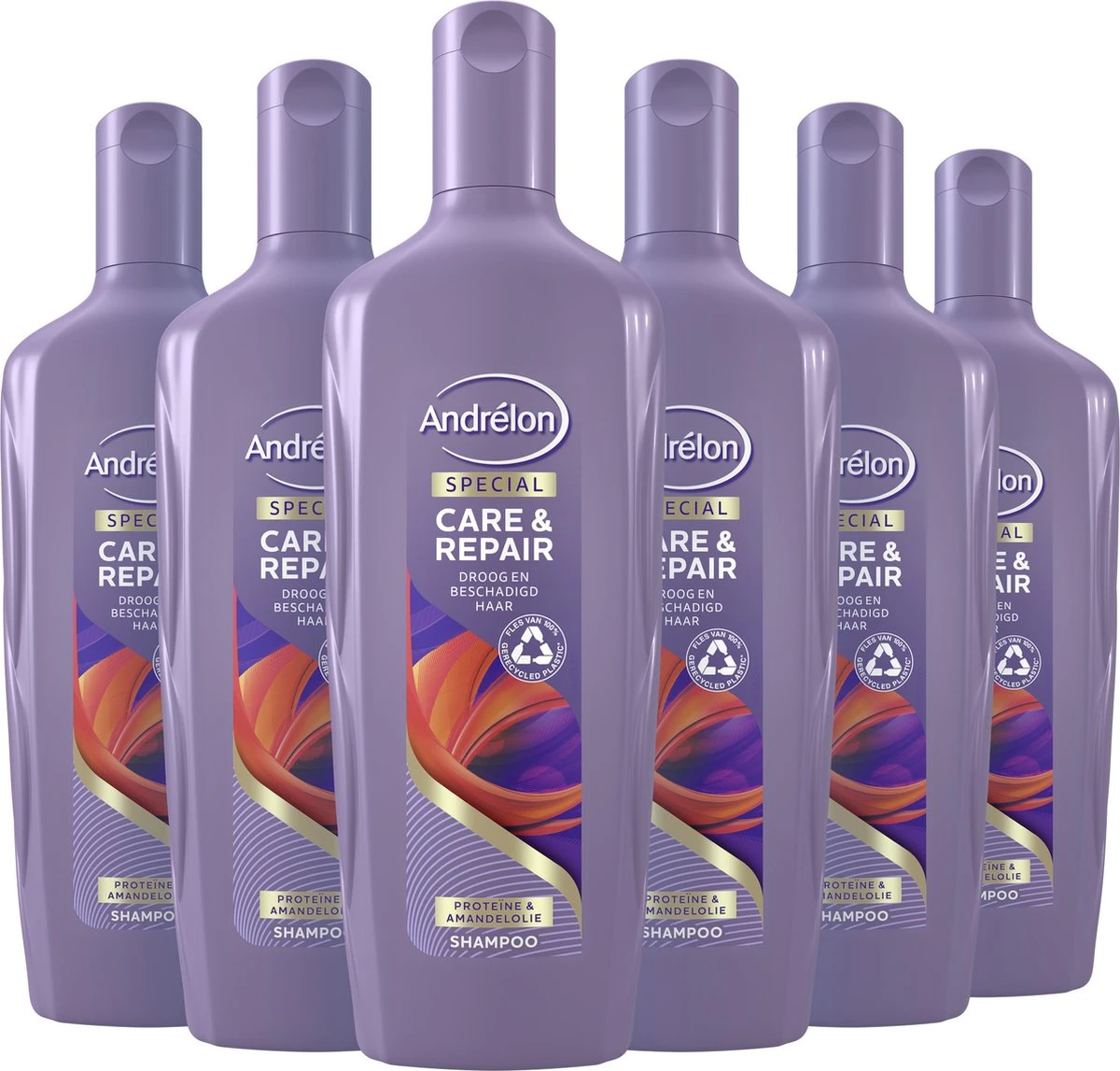 Andrélon Intense Care & Repair Shampoo - 6 X 300 Ml - Voordeelverpakking 2 Andrélon Intense Care & Repair Shampoo - 6 X 300 Ml - Voordeelverpakking - Afbeelding 2