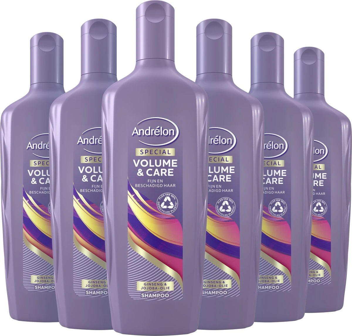 Andrélon Shampoo Volume&Care - 6x 300ML - Voordeelverpakking 2 Andrélon Shampoo Volume&Care - 6x 300ML - Voordeelverpakking - Afbeelding 2