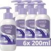 Andrélon Zilver Care Leave-In Crème - 6 X 200 Ml - Voordeelverpakking
