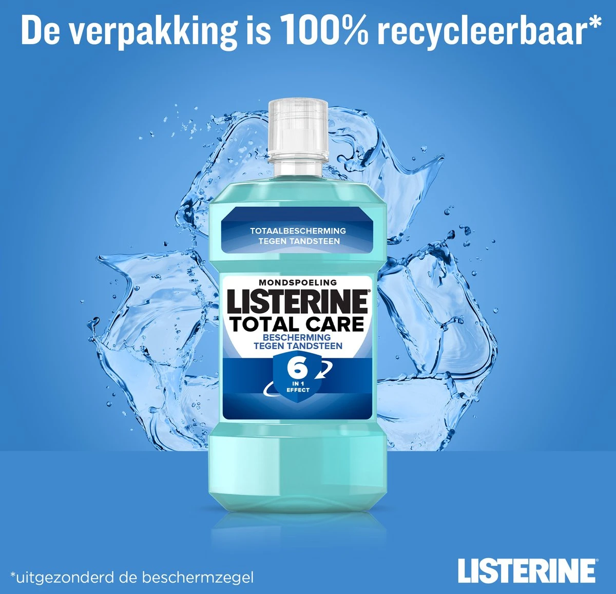 LISTERINE Total Care Bescherming Tegen Tandsteen: Mondspoeling Voor Complete Bescherming Tegen De Opbouw Van Tandsteen Met 6-in-1 Effect - Met Essentiële Oliën, Fluoride En Zinkformule, 3 X 500 Ml 7 LISTERINE Total Care Bescherming Tegen Tandsteen: Mondspoeling Voor Complete Bescherming Tegen De Opbouw Van Tandsteen Met 6-in-1 Effect - Met Essentiële Oliën, Fluoride En Zinkformule, 3 X 500 Ml - Afbeelding 7