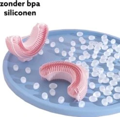 Medies - 360° U-vormige Kindertandenborstel Regenboog Roze | Baby Tandenborstel | Kindertandenborstel | Peuter Tandenborstel | U-vorm - Siliconen - Bpa Free - 2 Tot 7 Jaar -Verzorgingsproducten 1200x1162 5