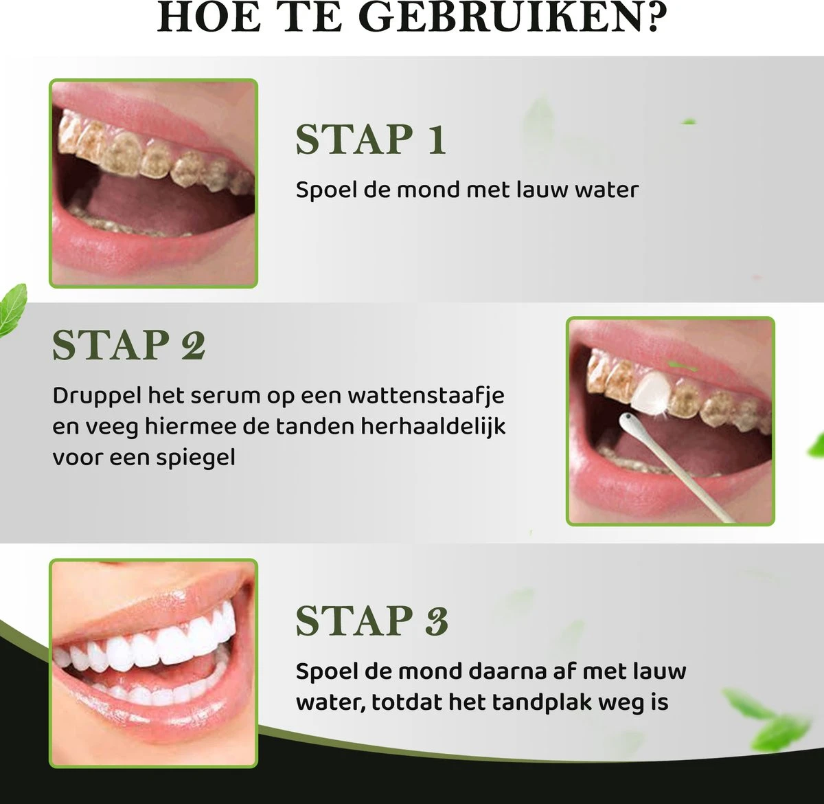 Teeth Whitening Serum Met 10 Wattenstaafjes - Tandenbleker - Teeth Whitening Strips - Tanden Witten - Tandenblekers - Witte Tanden - 10ml - Valentijnsdag Cadeau 5 Teeth Whitening Serum Met 10 Wattenstaafjes - Tandenbleker - Teeth Whitening Strips - Tanden Witten - Tandenblekers - Witte Tanden - 10ml - Valentijnsdag Cadeau - Afbeelding 5
