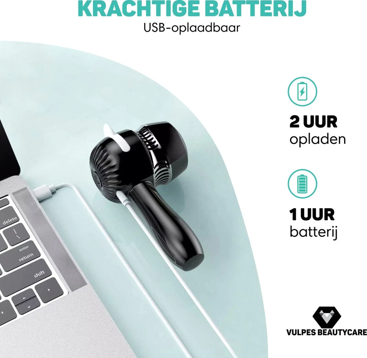 Vulpes BeautyCare® Elektrische Eelt Verwijderaar Pro – Stofzuigfunctie – 3 Snelheden – Inclusief 3 Vijlschijven & Borstel - USB-Oplaadbaar 8 Vulpes BeautyCare® Elektrische Eelt Verwijderaar Pro – Stofzuigfunctie – 3 Snelheden – Inclusief 3 Vijlschijven & Borstel - USB-Oplaadbaar - Afbeelding 8