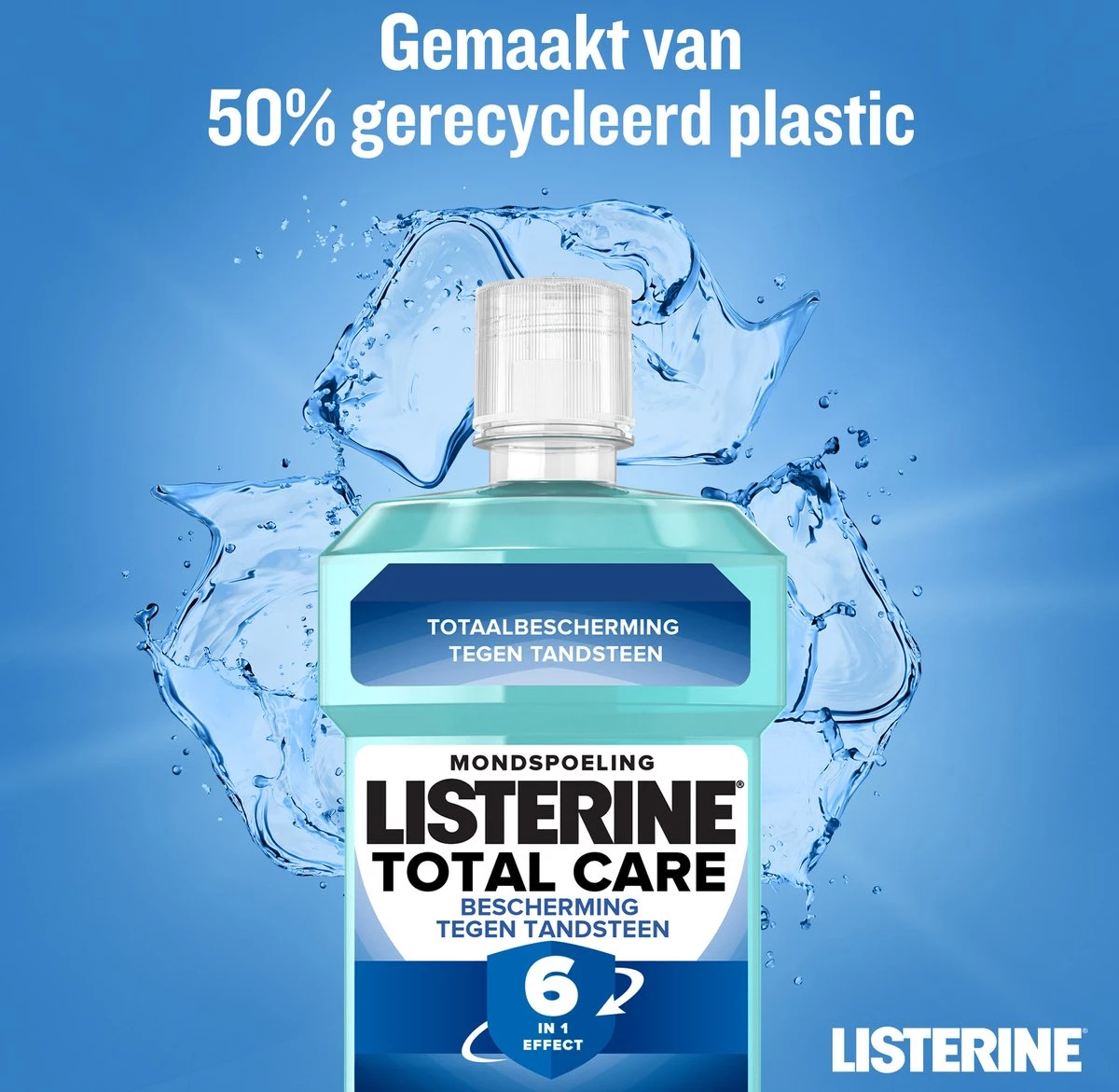 LISTERINE Total Care Bescherming Tegen Tandsteen: Mondspoeling Voor Complete Bescherming Tegen De Opbouw Van Tandsteen Met 6-in-1 Effect - Met Essentiële Oliën, Fluoride En Zinkformule, 3 X 500 Ml 8 LISTERINE Total Care Bescherming Tegen Tandsteen: Mondspoeling Voor Complete Bescherming Tegen De Opbouw Van Tandsteen Met 6-in-1 Effect - Met Essentiële Oliën, Fluoride En Zinkformule, 3 X 500 Ml - Afbeelding 8