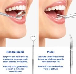 ExCorn Elektrische Tandsteen Verwijderaar - Inclusief 6-delig Tandartsset - 3 Standen - Elektrisch Tandplak Verwijderen - Tanden Polijsten 17 ExCorn Elektrische Tandsteen Verwijderaar - Inclusief 6-delig Tandartsset - 3 Standen - Elektrisch Tandplak Verwijderen - Tanden Polijsten -Verzorgingsproducten 1200x1171 8