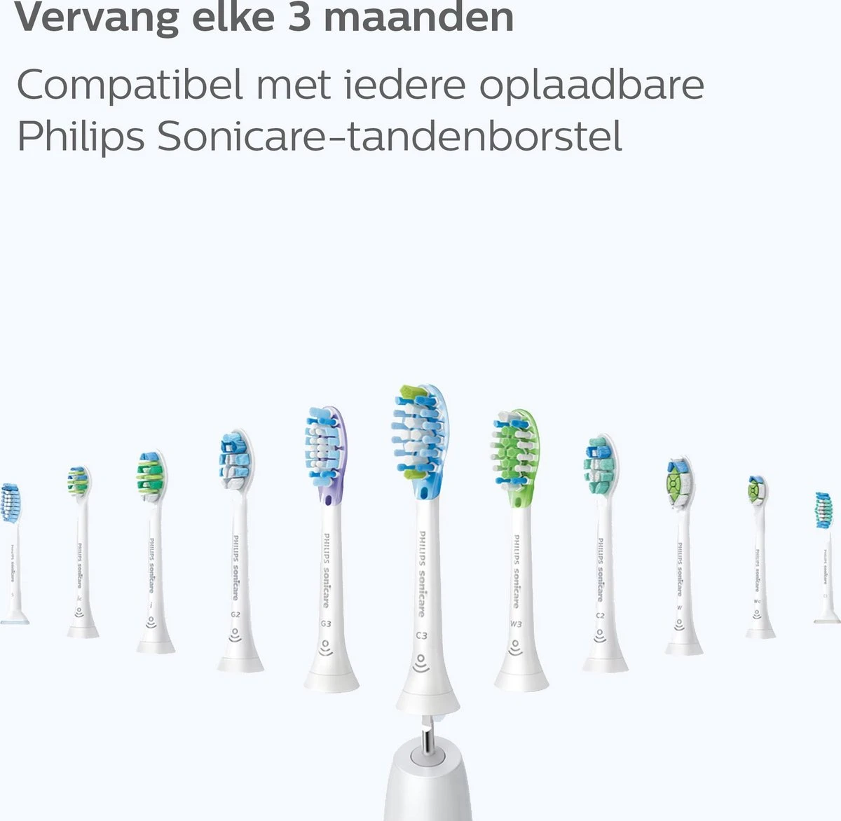 Philips Sonicare G3 Premium Gum Care HX9054/33 - Opzetborstel - 4 Stuks 4 Philips Sonicare G3 Premium Gum Care HX9054/33 - Opzetborstel - 4 Stuks - Afbeelding 4