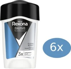 Rexona Deodorant Stick Men Maximum Protection Clean Scent - Deodorant - 6x 45 Ml - Voordeelverpakking 7 Rexona Deodorant Stick Men Maximum Protection Clean Scent - Deodorant - 6x 45 Ml - Voordeelverpakking -Verzorgingsproducten 1200x1172