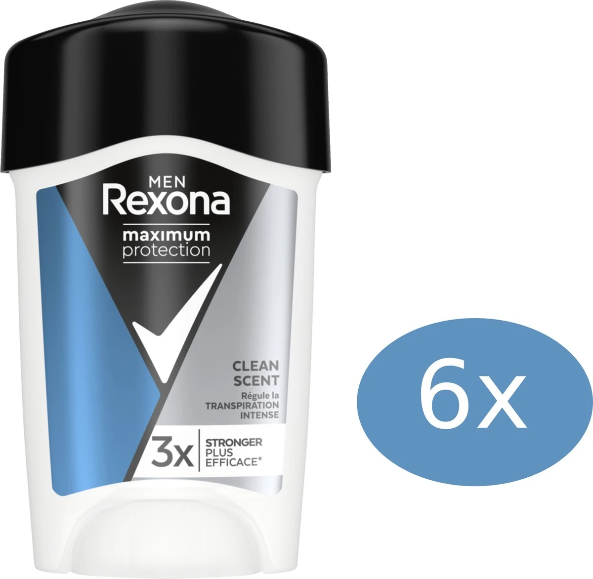 Rexona Deodorant Stick Men Maximum Protection Clean Scent - Deodorant - 6x 45 Ml - Voordeelverpakking 4 Rexona Deodorant Stick Men Maximum Protection Clean Scent - Deodorant - 6x 45 Ml - Voordeelverpakking - Afbeelding 4