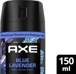 AXE Fine Fragrance Collection Blue Lavender Premium Deodorant Bodyspray 150 Ml