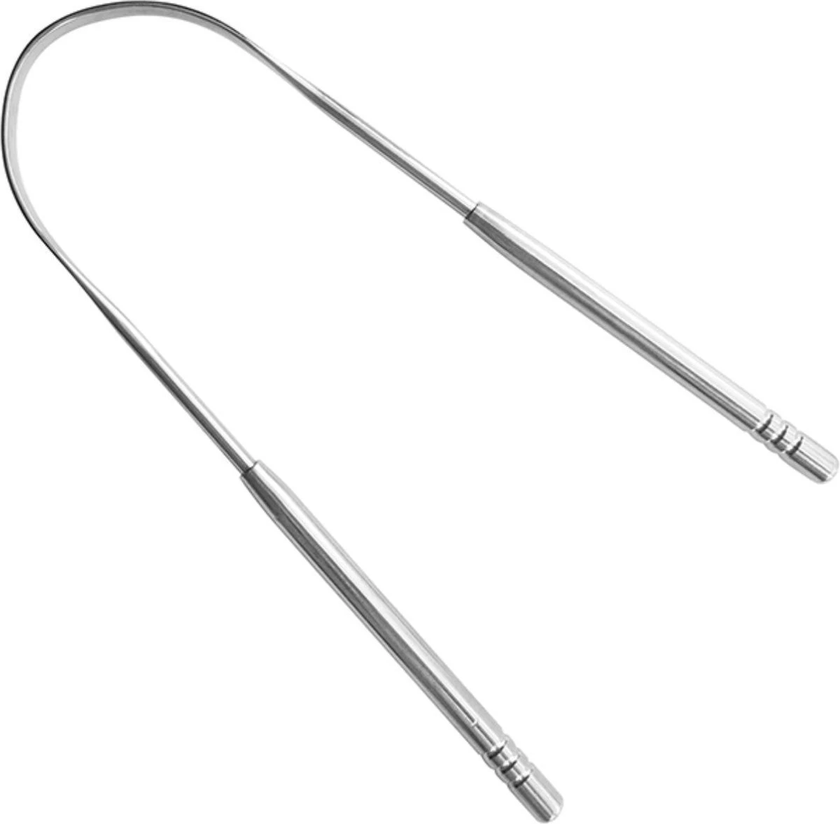 Merkloos Hygiënische Tongreiniger - Zilverkleurig - Metaal 3 Merkloos Hygiënische Tongreiniger - Zilverkleurig - Metaal - Afbeelding 3