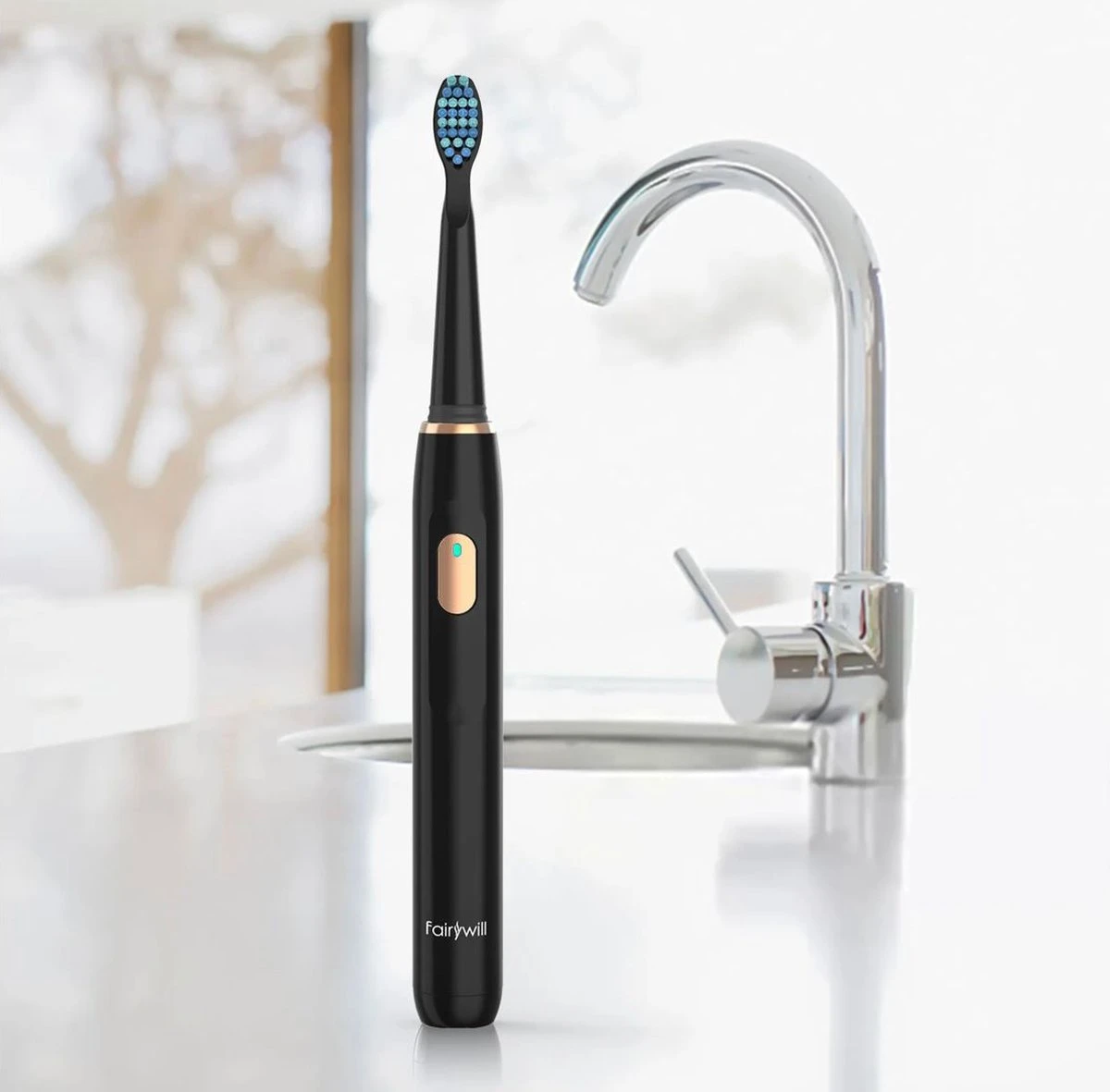 Fairywill D1 Elektrische Tandenborstel Set Met 2x Borstelopzetstuk 2 Fairywill D1 Elektrische Tandenborstel Set Met 2x Borstelopzetstuk - Afbeelding 2