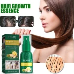 Gember Haargroei Serum - Superdeal - 1 + 1 GRATIS - Gember Haar Spray Voor Haargoei - Vollere Bos Haren - Anti Kaalheid - Haar Wordt Dikker - Ginger Hairspray - Ga Dunner Wordend Haar Tegen - Betere Baardgroei -Verzorgingsproducten 1200x1183 5