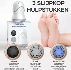 MW® Elektrische Eeltverwijderaar - Voetvijl - Eelt Verwijderaar - Elektrische Vijl - 3 Vijlschijven -Verzorgingsproducten 1200x1187 3