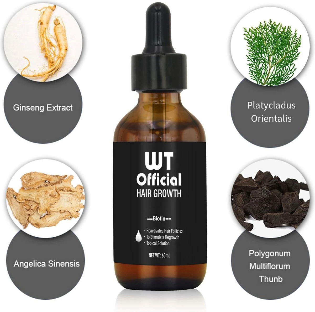 Merkloos Haarserum - Haargroei Stimulator - Tegen Haaruitval - Baardgroeimiddel 6 Merkloos Haarserum - Haargroei Stimulator - Tegen Haaruitval - Baardgroeimiddel - Afbeelding 6