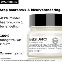 L’Oréal Professionnel Metal Detox Masker - Beschermt Tegen Haarbreuk En Kleurverandering – Serie Expert – 250ml 8 L’Oréal Professionnel Metal Detox Masker - Beschermt Tegen Haarbreuk En Kleurverandering – Serie Expert – 250ml -Verzorgingsproducten 1200x1188 6