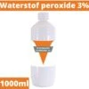Waterstofperoxide 3 Procent - Hydrogen Peroxide 3% - Zuurstofwater - 1000ml - Waterstofperoxide Mondspoeling - Ontsmettingsmiddel - H2O2