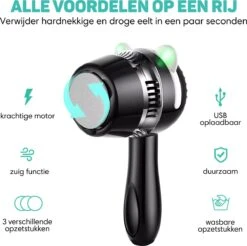 Vulpes BeautyCare® Elektrische Eelt Verwijderaar Pro – Stofzuigfunctie – 3 Snelheden – Inclusief 3 Vijlschijven & Borstel - USB-Oplaadbaar 15 Vulpes BeautyCare® Elektrische Eelt Verwijderaar Pro – Stofzuigfunctie – 3 Snelheden – Inclusief 3 Vijlschijven & Borstel - USB-Oplaadbaar -Verzorgingsproducten 1200x1194 5