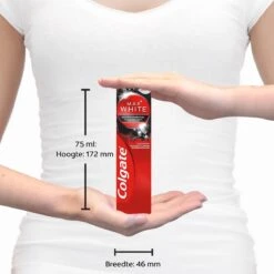 Colgate® Colgate Max White Charcoal Whitening Tandpasta - 4 X 75 Ml - Voordeelverpakking 11 Colgate® Colgate Max White Charcoal Whitening Tandpasta - 4 X 75 Ml - Voordeelverpakking -Verzorgingsproducten 1200x1200 1162