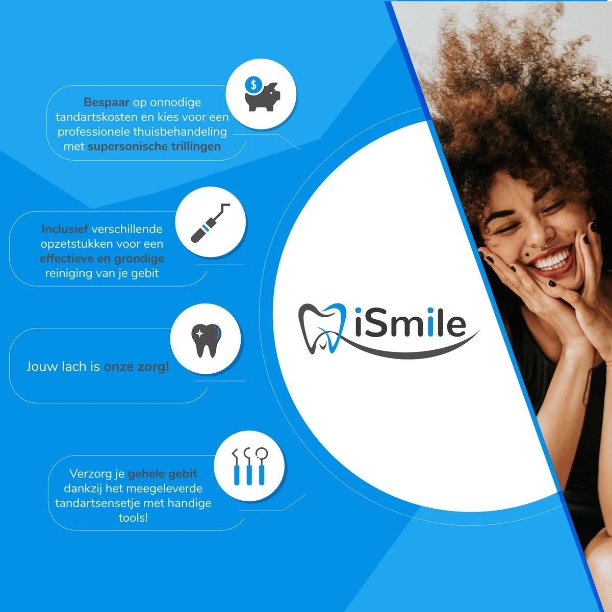 ISmile® - ISM-2199 - Elektrische Tandsteen Verwijderaar Met Sonische Trillingen 5 ISmile® - ISM-2199 - Elektrische Tandsteen Verwijderaar Met Sonische Trillingen - Afbeelding 5