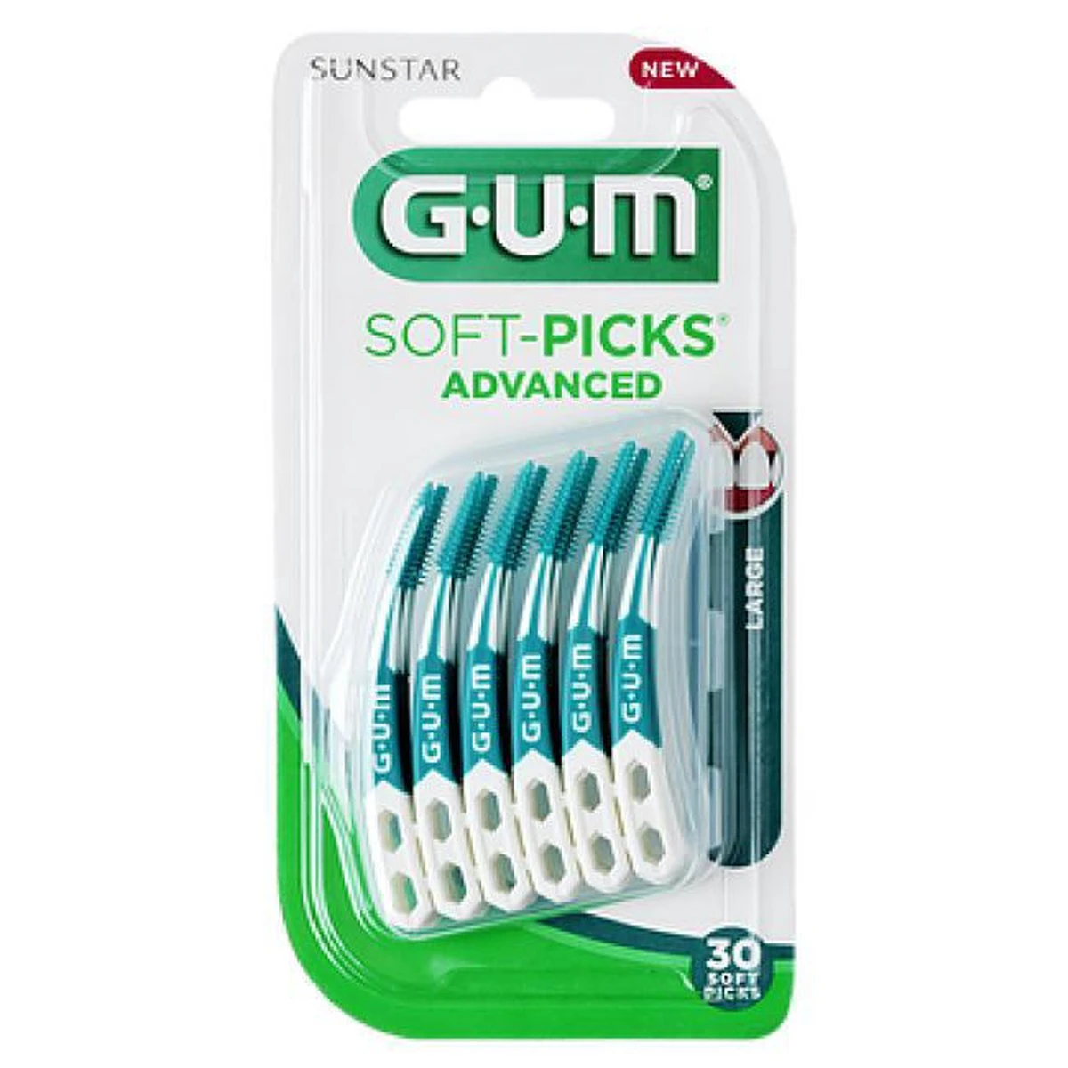 GUM® Gum Advanced Large 30 Stuks 7 GUM® Gum Advanced Large 30 Stuks - Afbeelding 7