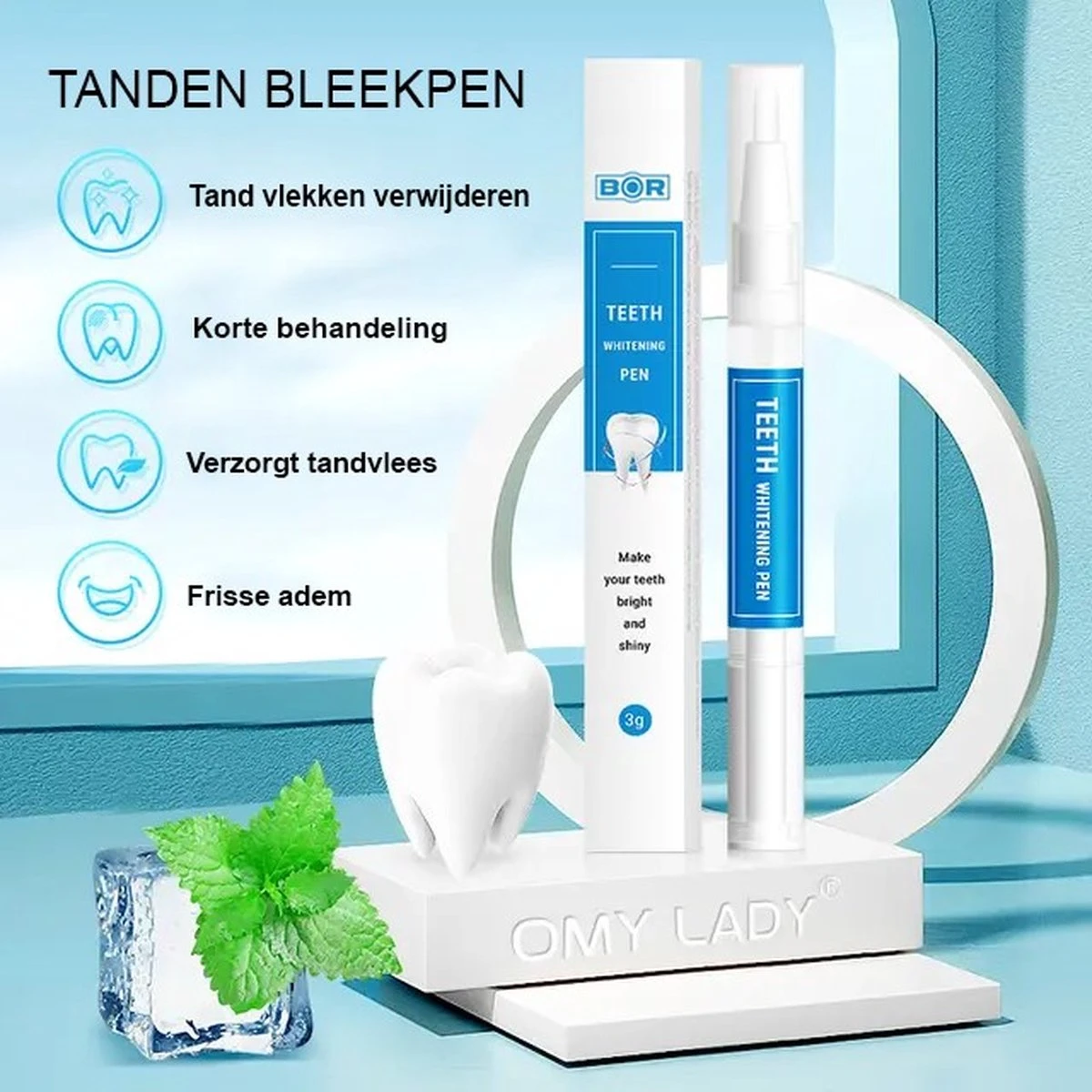 BOR Tanden Bleekpen - Tanden Bleken - Tandenbleekset - Whitening Pen - Tandenblekers - Wittere Tanden - Teeth Whitening Pen - Tanden Bleker 5 BOR Tanden Bleekpen - Tanden Bleken - Tandenbleekset - Whitening Pen - Tandenblekers - Wittere Tanden - Teeth Whitening Pen - Tanden Bleker - Afbeelding 5