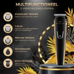 Royal WM - Series 9000 PRO - Baardtrimmer - Zwart - Scheerapparaat - Draadloos 10 Royal WM - Series 9000 PRO - Baardtrimmer - Zwart - Scheerapparaat - Draadloos -Verzorgingsproducten 1200x1200 1446