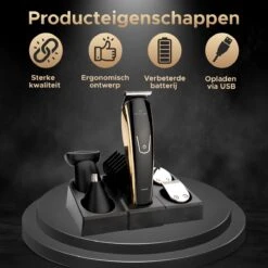 Royal WM - Series 9000 PRO - Baardtrimmer - Zwart - Scheerapparaat - Draadloos 11 Royal WM - Series 9000 PRO - Baardtrimmer - Zwart - Scheerapparaat - Draadloos -Verzorgingsproducten 1200x1200 1447