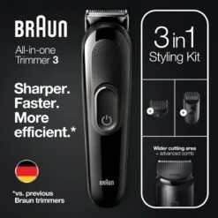 Braun Multigroomer 3 SK2300, 3-in-1 Baardtrimmer Voor Mannen, Haartrimmer, Voor Gezicht, Haar -Verzorgingsproducten 1200x1200 1451