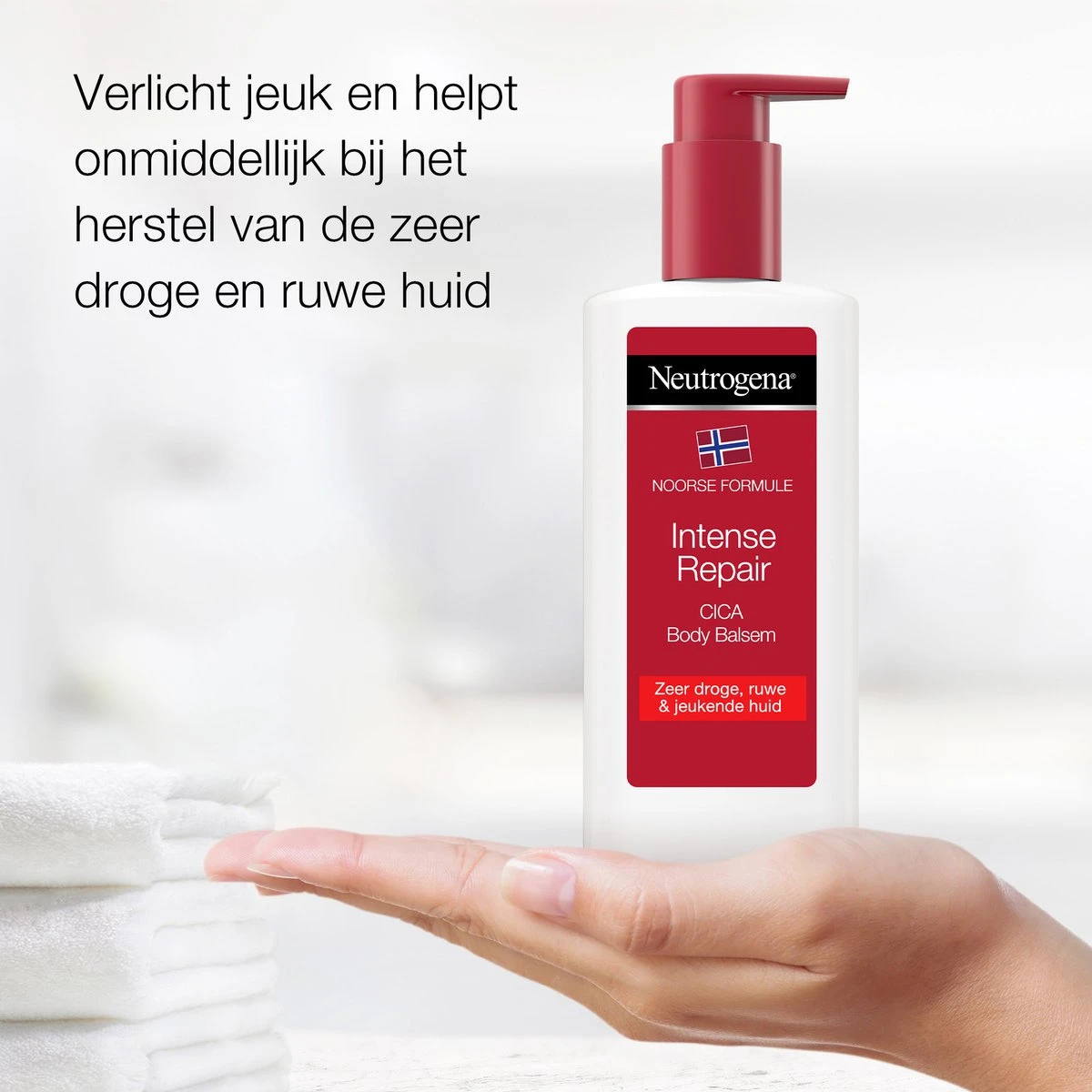 Neutrogena Intense Repair, Intensief Herstellende CICA Body Balsem, Noorse Formule, Hydraterende Bodylotion Voor De Zeer Droge, Ruwe En Jeukende Huid 2 X 250 Ml 7 Neutrogena Intense Repair, Intensief Herstellende CICA Body Balsem, Noorse Formule, Hydraterende Bodylotion Voor De Zeer Droge, Ruwe En Jeukende Huid 2 X 250 Ml - Afbeelding 7
