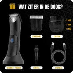 BAØRD Baardtrimmer Voor Mannen – Waterdicht – Draadloze Tondeuse - Trimmer Voor Baard & Lichaam – Scheerapparaat – Bodygroomer - Haartrimmer – Baardverzorging – Barber – Oplaadbaar - Zwart 21 BAØRD Baardtrimmer Voor Mannen – Waterdicht – Draadloze Tondeuse - Trimmer Voor Baard & Lichaam – Scheerapparaat – Bodygroomer - Haartrimmer – Baardverzorging – Barber – Oplaadbaar - Zwart -Verzorgingsproducten 1200x1200 1478