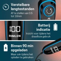 5 In 1 Baardtrimmer Voor Mannen - Trimmer Voor Baard En Lichaam - Neus En Oor -Bodygroomer - 0.5-10MM -Verzorgingsproducten 1200x1200 1511