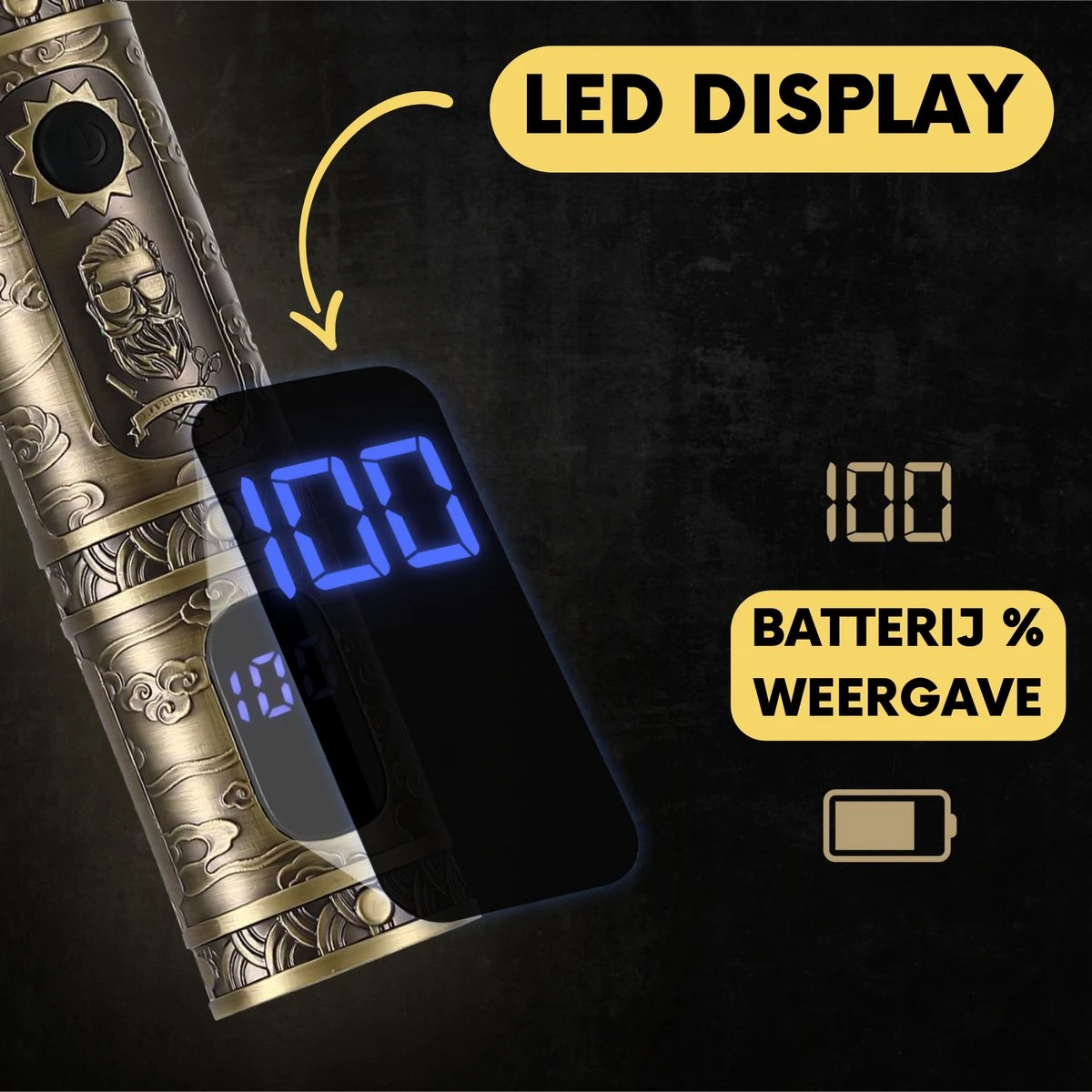 6-in-1 Baardtrimmer Mannen - Trimmer Voor Baard En Lichaam - Incl. 6 Opzetstukken - Bodygroomer Mannen - Bodytrimmer Heren - Tondeuse - 0.5-15MM - Neus En Oor 3 6-in-1 Baardtrimmer Mannen - Trimmer Voor Baard En Lichaam - Incl. 6 Opzetstukken - Bodygroomer Mannen - Bodytrimmer Heren - Tondeuse - 0.5-15MM - Neus En Oor - Afbeelding 3