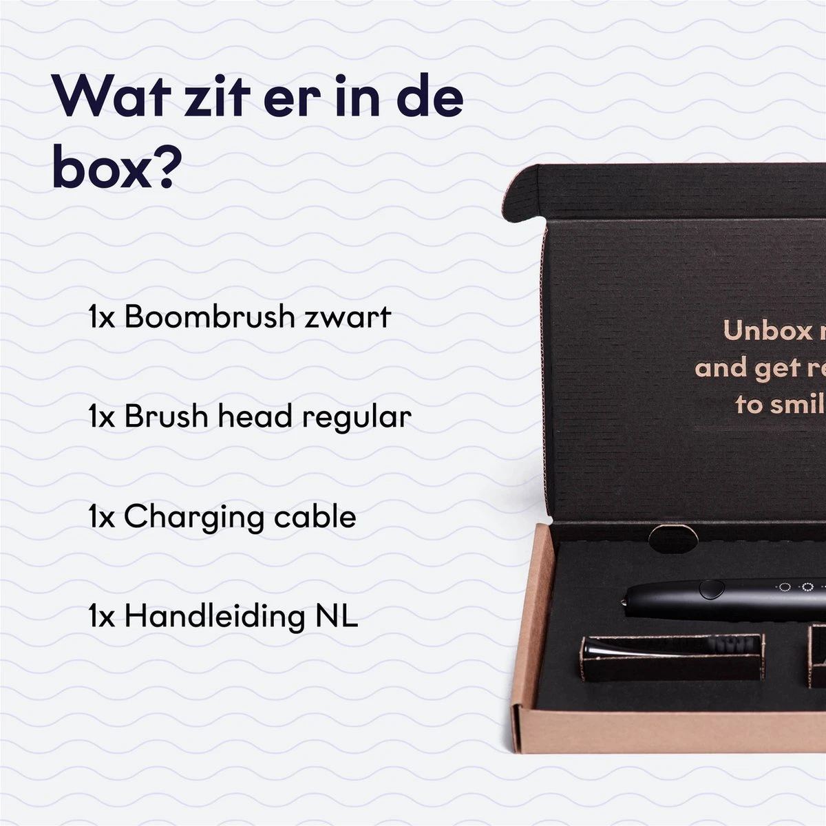 BOOMBRUSH Elektrische Tandenborstel - Zwart - 90 Dagen Batterij - Duurzaam 3 BOOMBRUSH Elektrische Tandenborstel - Zwart - 90 Dagen Batterij - Duurzaam - Afbeelding 3