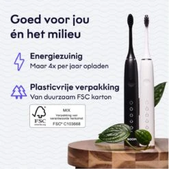 BOOMBRUSH Elektrische Tandenborstel - Zwart - 90 Dagen Batterij - Duurzaam 19 BOOMBRUSH Elektrische Tandenborstel - Zwart - 90 Dagen Batterij - Duurzaam -Verzorgingsproducten 1200x1200 1547