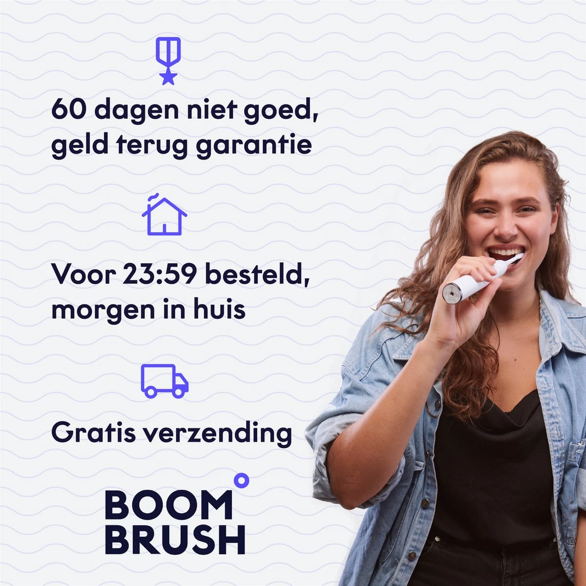 BOOMBRUSH Elektrische Tandenborstel - Zwart - 90 Dagen Batterij - Duurzaam 10 BOOMBRUSH Elektrische Tandenborstel - Zwart - 90 Dagen Batterij - Duurzaam - Afbeelding 10