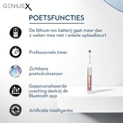 Oral B Oral-B Genius X Elektrische Tandenborstel Rosegold 18 Oral B Oral-B Genius X Elektrische Tandenborstel Rosegold -Verzorgingsproducten 1200x1200 1610