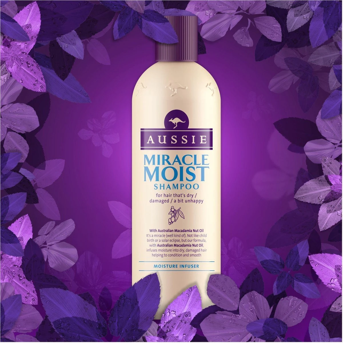 Aussie Miracle Moist Shampoo - Hydraterende Shampoo - Herstelt Droog En Beschadigd Haar - 6 X 300 Ml 12 Aussie Miracle Moist Shampoo - Hydraterende Shampoo - Herstelt Droog En Beschadigd Haar - 6 X 300 Ml - Afbeelding 12
