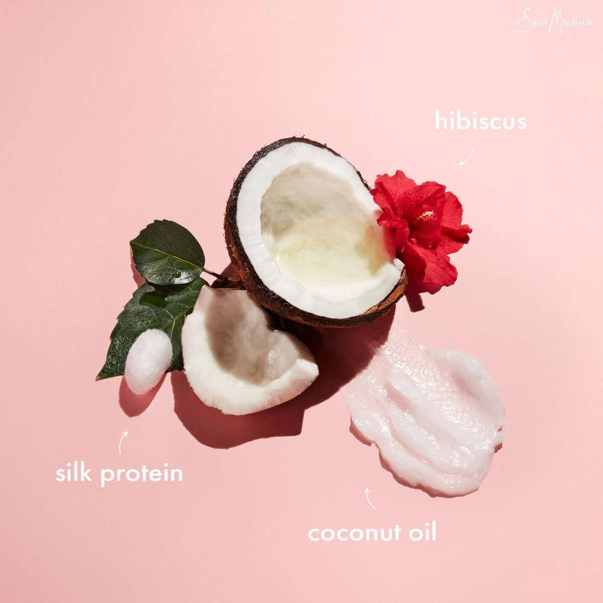 Shea Moisture Coconut & Hibiscus - Curling Gel Soufflé - 326 Ml 7 Shea Moisture Coconut & Hibiscus - Curling Gel Soufflé - 326 Ml - Afbeelding 7
