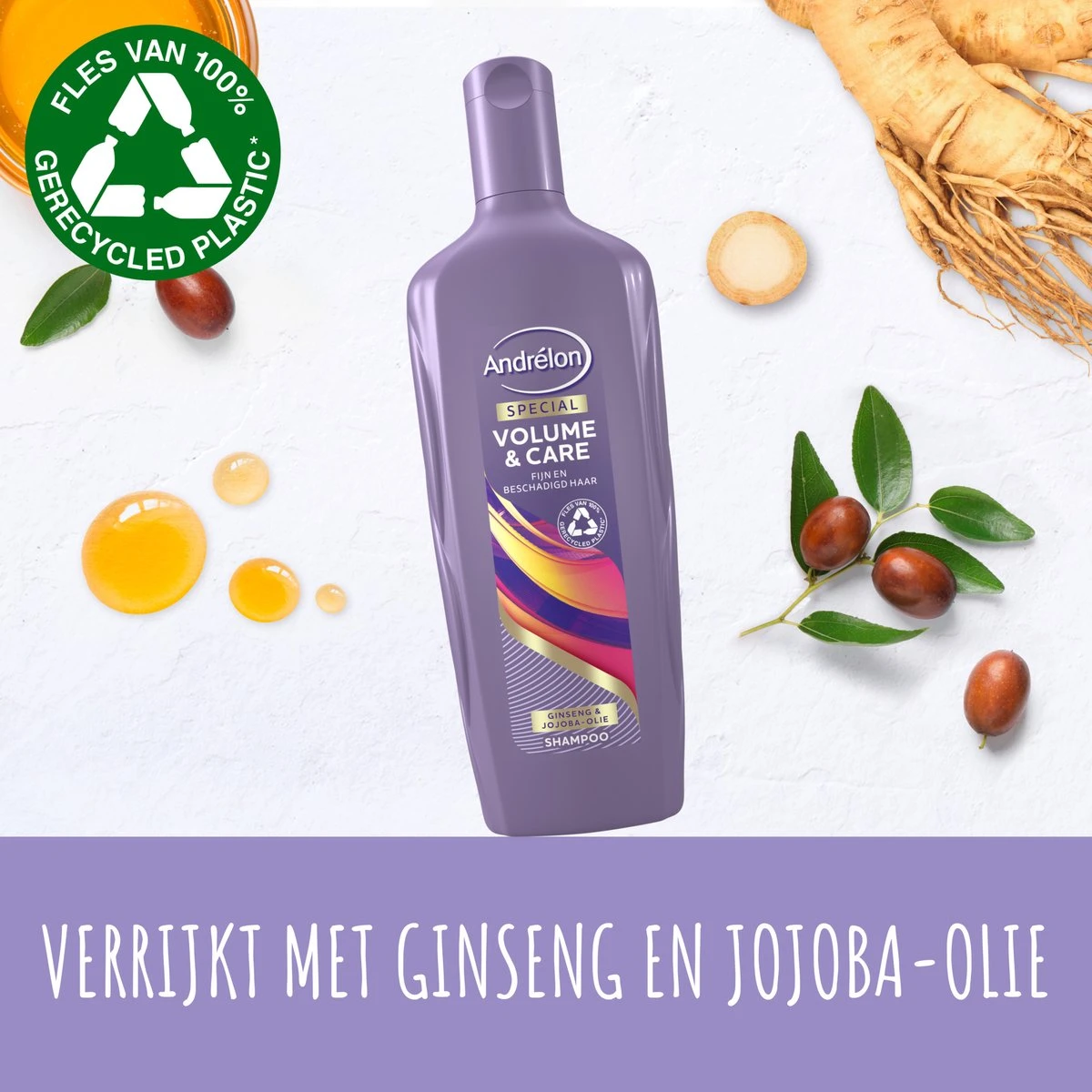 Andrélon Shampoo Volume&Care - 6x 300ML - Voordeelverpakking 7 Andrélon Shampoo Volume&Care - 6x 300ML - Voordeelverpakking - Afbeelding 7