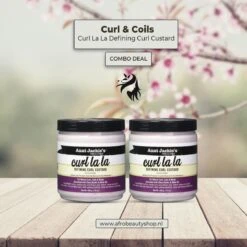 Aunt Jackies Curls & Coils Curl La La Defining Curl Custard (Twin Pack)