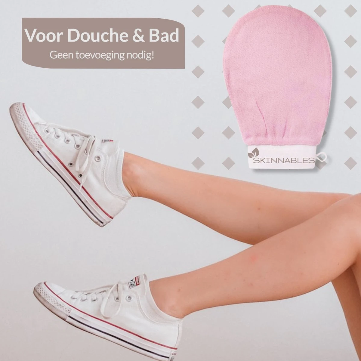 Skinnables Scrub Handschoen - Huidverzorging Voor Hele Lichaam En Gezicht - Douchehandschoen - Exfoliating Glove 2 Skinnables Scrub Handschoen - Huidverzorging Voor Hele Lichaam En Gezicht - Douchehandschoen - Exfoliating Glove - Afbeelding 2