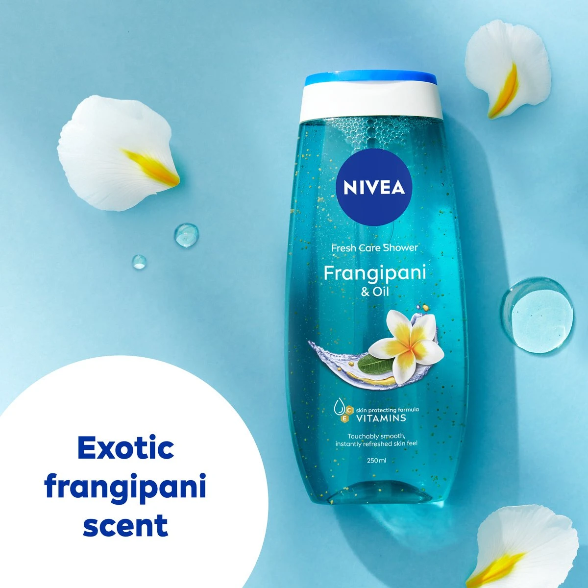 NIVEA Frangipani & Oil Douchegel - 6 X 250 Ml - Voordeelverpakking 4 NIVEA Frangipani & Oil Douchegel - 6 X 250 Ml - Voordeelverpakking - Afbeelding 4