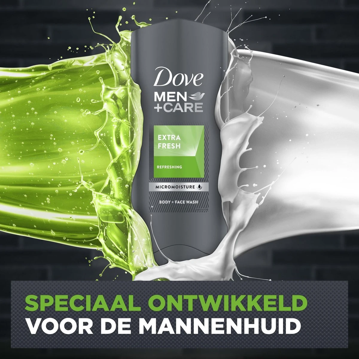 Dove Men Extra Fresh Douchegel - 6 X 250 Ml - Voordeelverpakking 7 Dove Men Extra Fresh Douchegel - 6 X 250 Ml - Voordeelverpakking - Afbeelding 7