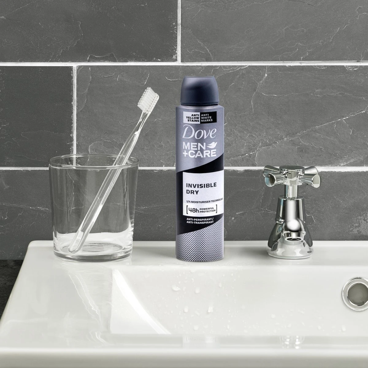 Dove Men+Care Invisible Dry Anti-transpirant Deodorant Spray - 6 X 150 Ml - Voordeelverpakking 6 Dove Men+Care Invisible Dry Anti-transpirant Deodorant Spray - 6 X 150 Ml - Voordeelverpakking - Afbeelding 6