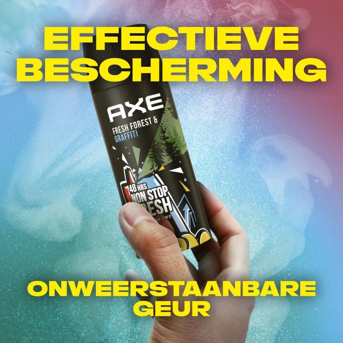 Axe Fresh Forest & Graffiti Bodyspray Deodorant - 6 X 150 Ml - Voordeelverpakking 3 Axe Fresh Forest & Graffiti Bodyspray Deodorant - 6 X 150 Ml - Voordeelverpakking - Afbeelding 3