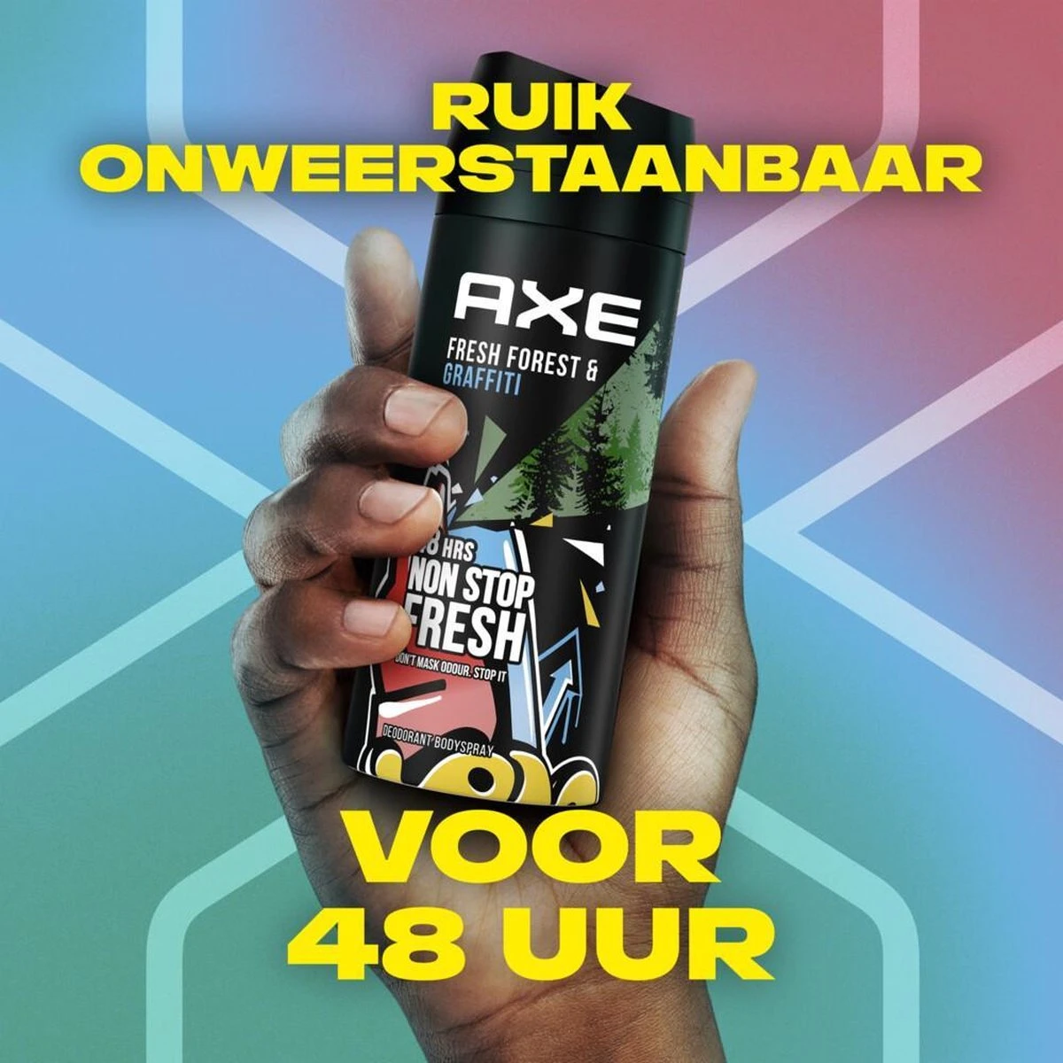 Axe Fresh Forest & Graffiti Bodyspray Deodorant - 6 X 150 Ml - Voordeelverpakking 4 Axe Fresh Forest & Graffiti Bodyspray Deodorant - 6 X 150 Ml - Voordeelverpakking - Afbeelding 4