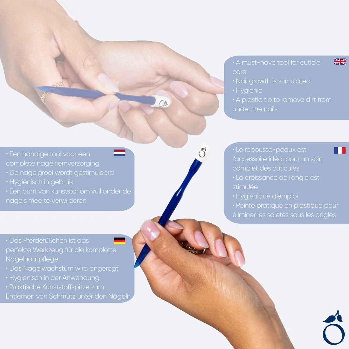 Herome Bokkenpoot Nagelriemduwer - Cuticle Pusher - Handige Tool Voor Manicurebehandeling - Hygienisch In Gebruik 3 Herome Bokkenpoot Nagelriemduwer - Cuticle Pusher - Handige Tool Voor Manicurebehandeling - Hygienisch In Gebruik - Afbeelding 3