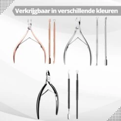 3 Delige Nagelriem Knipper Set - Cuticle Pusher Duwer Verwijderaar Trimmer Mesje - Bokkenpootje Nagels 17 3 Delige Nagelriem Knipper Set - Cuticle Pusher Duwer Verwijderaar Trimmer Mesje - Bokkenpootje Nagels -Verzorgingsproducten 1200x1200 656