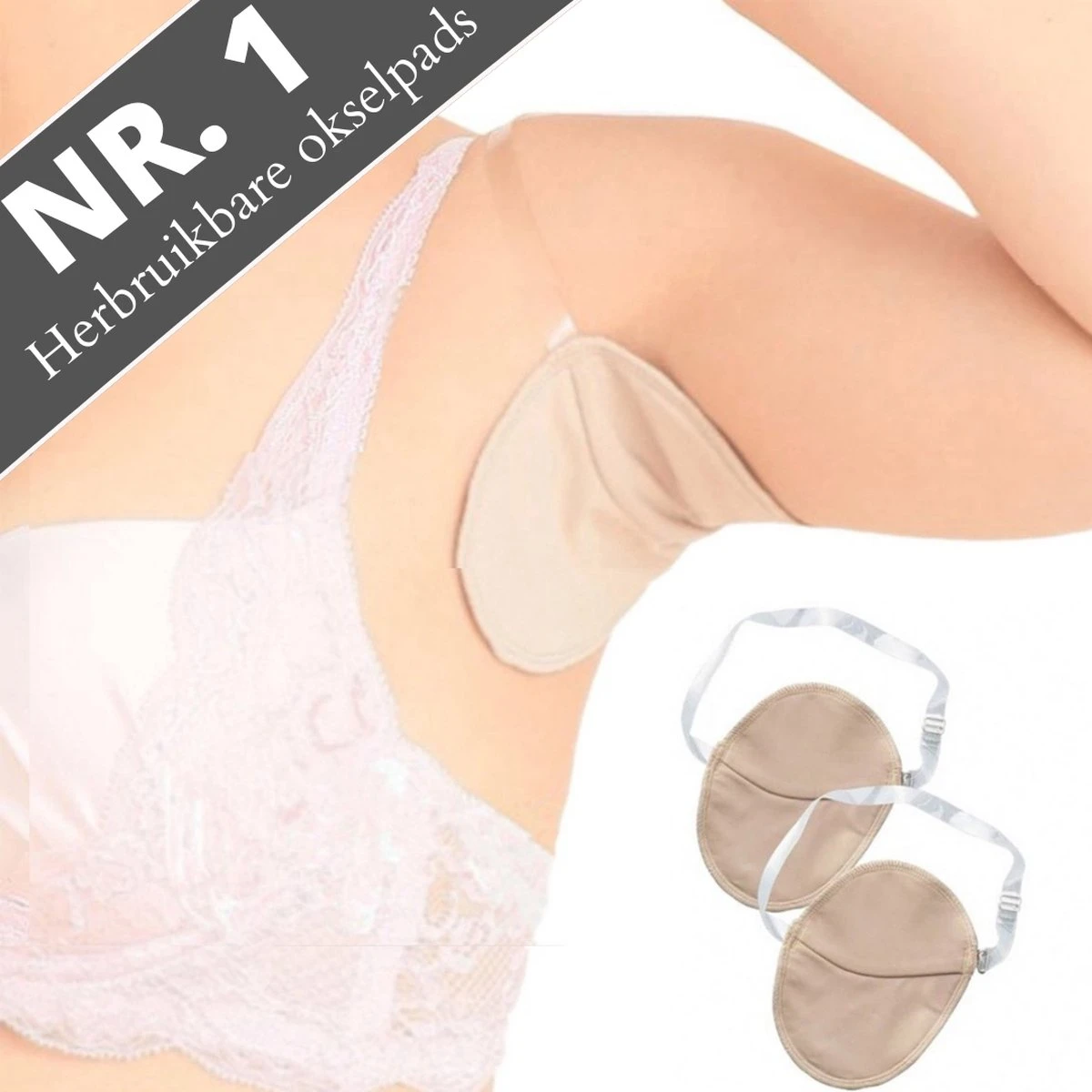 Merkloos Herbruikbare Okselpads Tegen Zweetplekken En Vervelende Geurtjes - Okselpads Voor Dames - Okselpads Voor Heren - Lichaamsverzorging - Anti Zweet Shirt Dames 1 Merkloos Herbruikbare Okselpads Tegen Zweetplekken En Vervelende Geurtjes - Okselpads Voor Dames - Okselpads Voor Heren - Lichaamsverzorging - Anti Zweet Shirt Dames